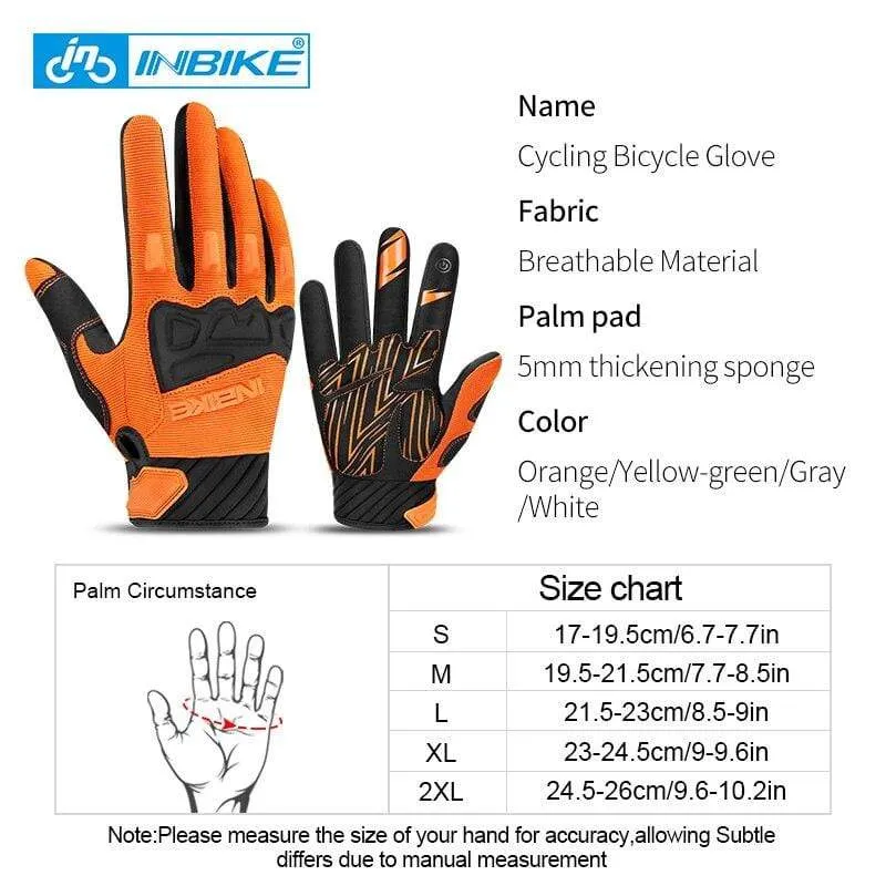 Mountainbike Handschuhe Herbst Winter Touchscreen Männer Frauen MTB Fahrrad Radfahren Handschuhe Volle Finger Stoßfest Sport Handschuhe