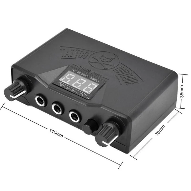 Komplette Tattoo-Maschine Kits Tattoo Netzteil Rotary Pen mit Patronennadeln Permanent Make-up Augenbrauen Tattoo Body Artist