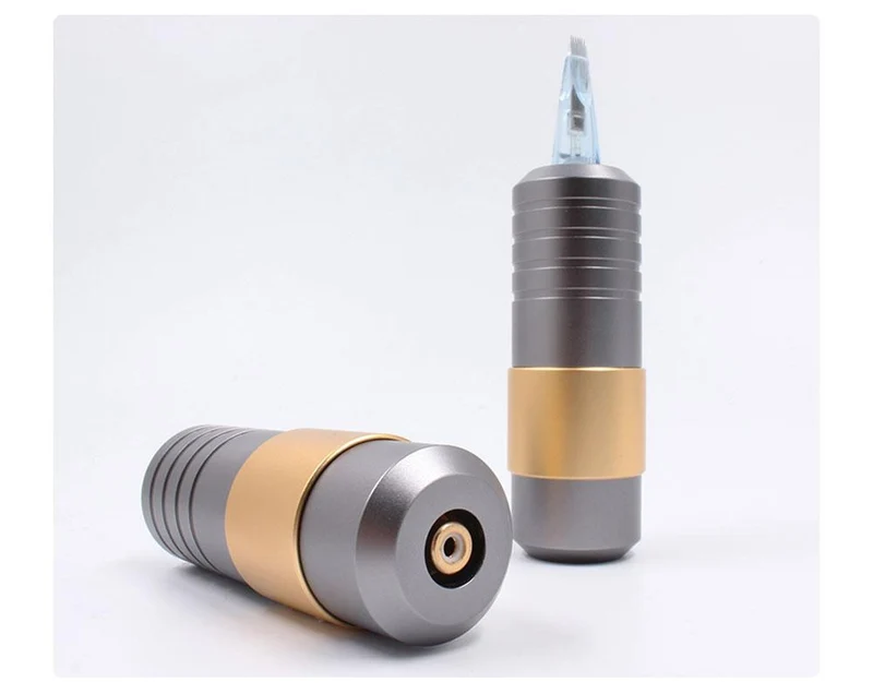 Rotary Tattoo Stift Maschine Aluminium Legierung Tattoo Stift RCA Stecker Patrone Tattoo Gun Leistungsstarke Motor Maschine für Tattoo Künstler
