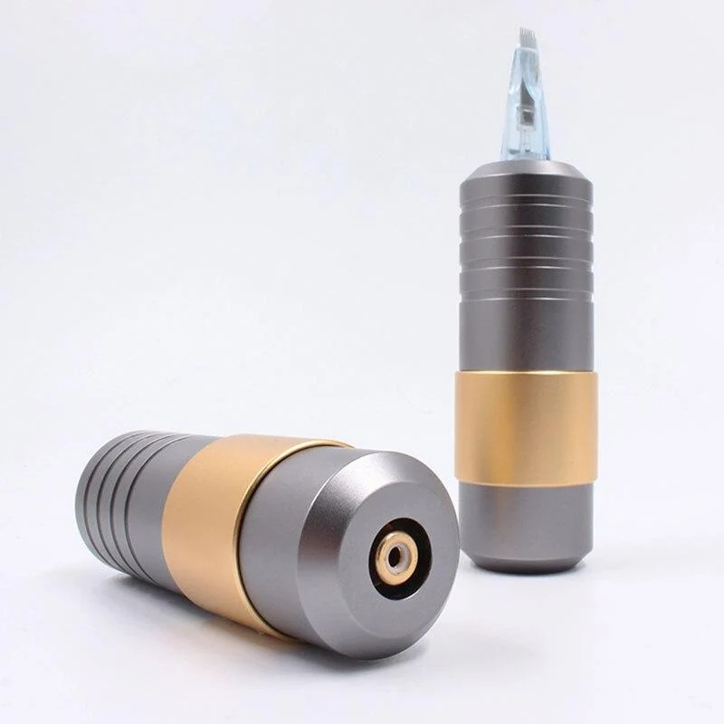 Rotary Tattoo Stift Maschine Aluminium Legierung Tattoo Stift RCA Stecker Patrone Tattoo Gun Leistungsstarke Motor Maschine für Tattoo Künstler