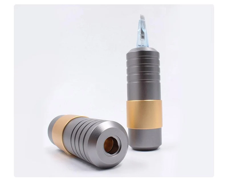 Rotary Tattoo Stift Maschine Aluminium Legierung Tattoo Stift RCA Stecker Patrone Tattoo Gun Leistungsstarke Motor Maschine für Tattoo Künstler