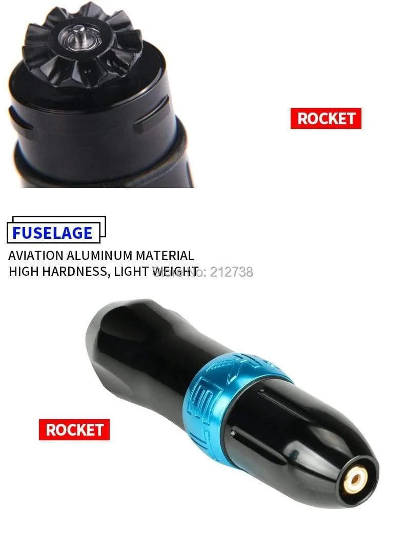 Cartridge Rocket V1 Pen Rotary Tattoo Maschine Kits RCA Anschluss Shader Liner 6 Farben Verschiedene Tattoo-Ausrüstung
