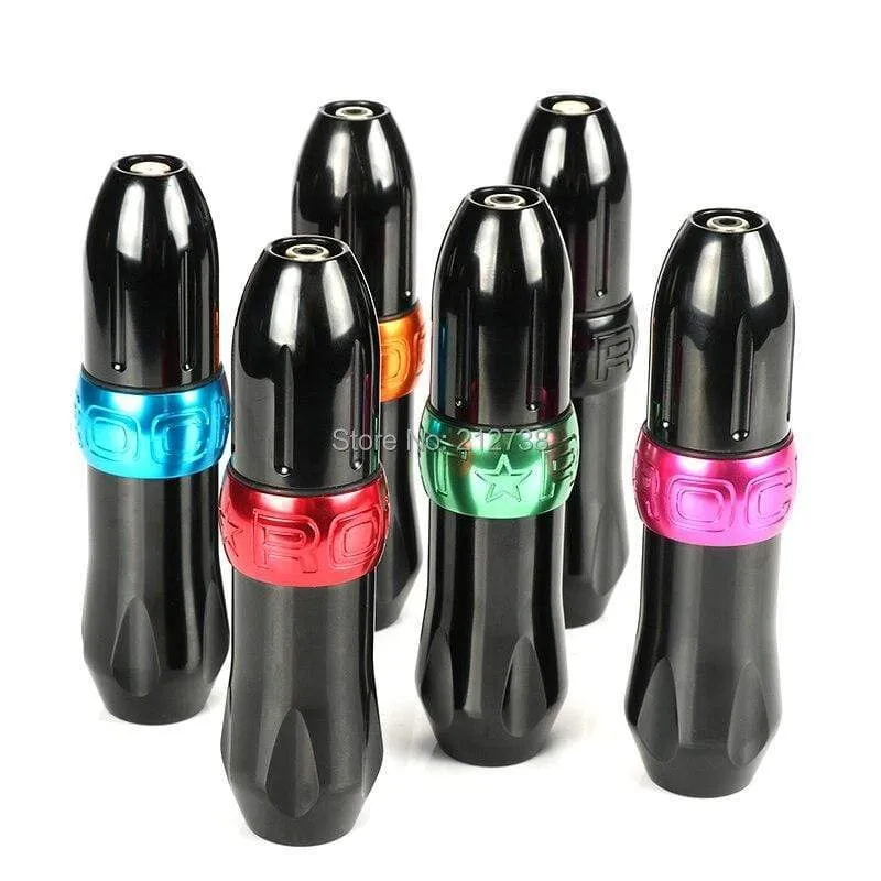 Cartridge Rocket V1 Pen Rotary Tattoo Maschine Kits RCA Anschluss Shader Liner 6 Farben Verschiedene Tattoo-Ausrüstung