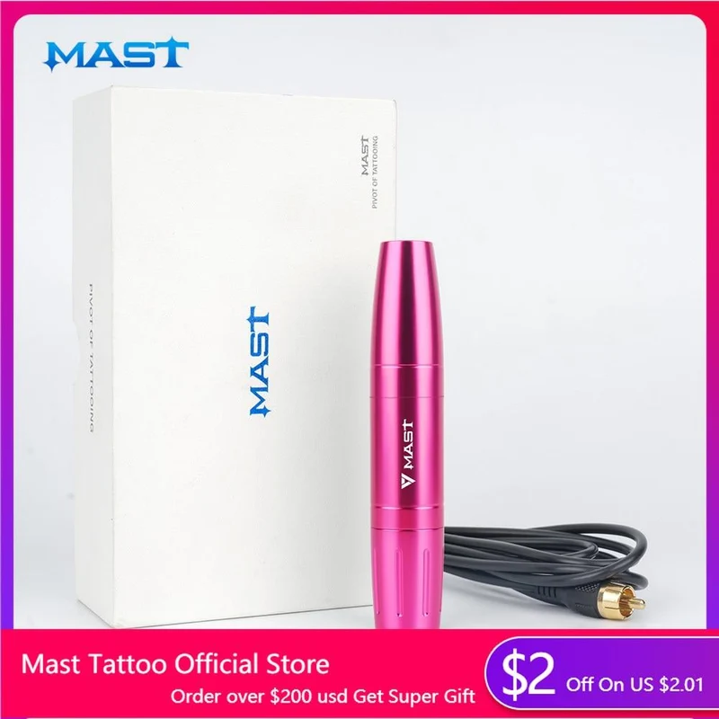 RCA Permanent Makeup Rotary Tattoo Gun Maschinenstift Augenbrauen Lippen Tattoo für Patronenkünstler