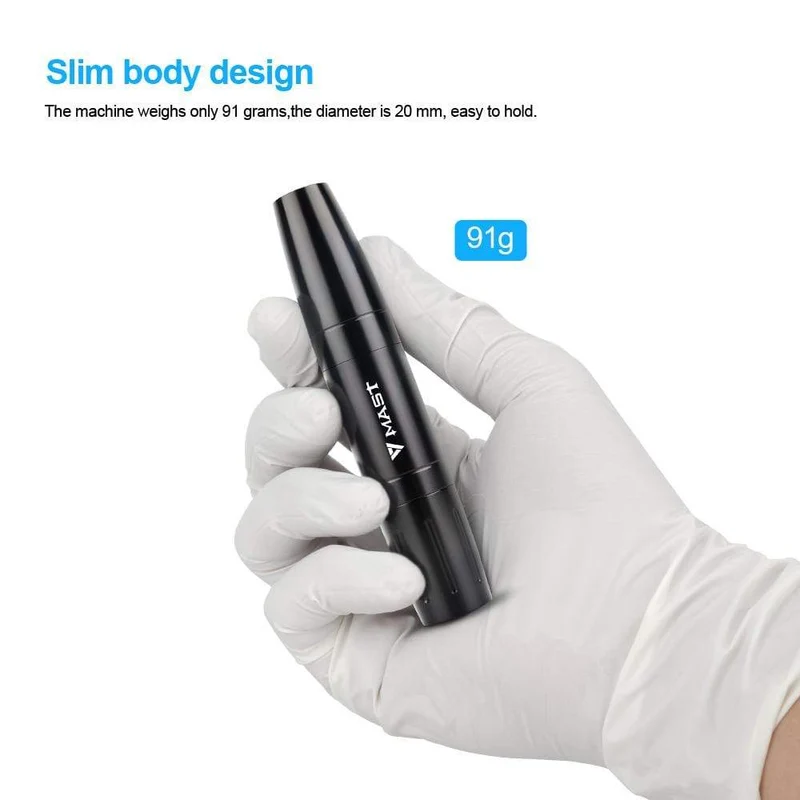 RCA Permanent Makeup Rotary Tattoo Gun Maschinenstift Augenbrauen Lippen Tattoo für Patronenkünstler