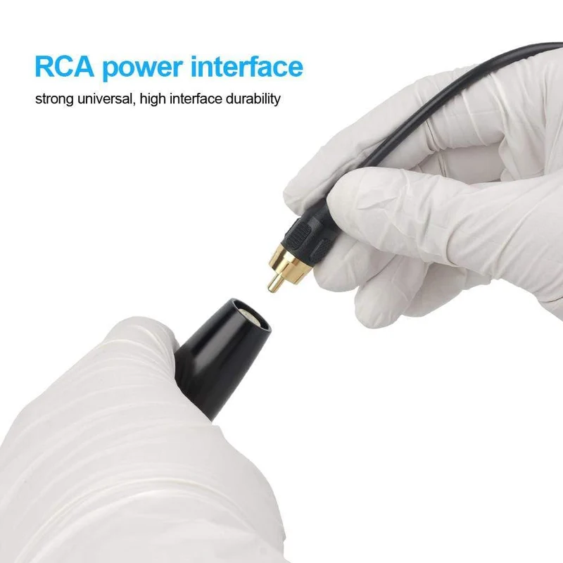 RCA Permanent Makeup Rotary Tattoo Gun Maschinenstift Augenbrauen Lippen Tattoo für Patronenkünstler