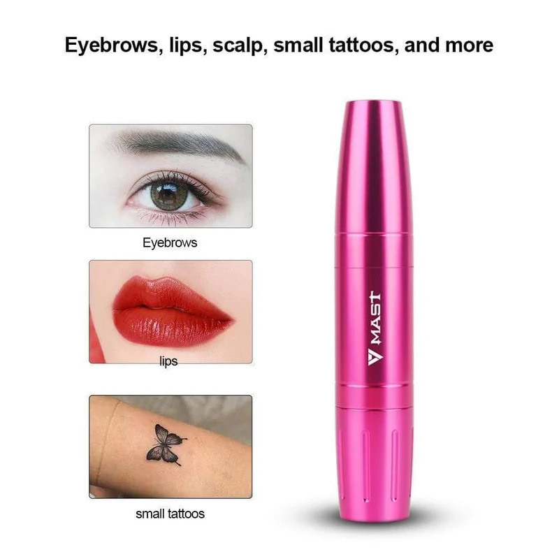 RCA Permanent Makeup Rotary Tattoo Gun Maschinenstift Augenbrauen Lippen Tattoo für Patronenkünstler
