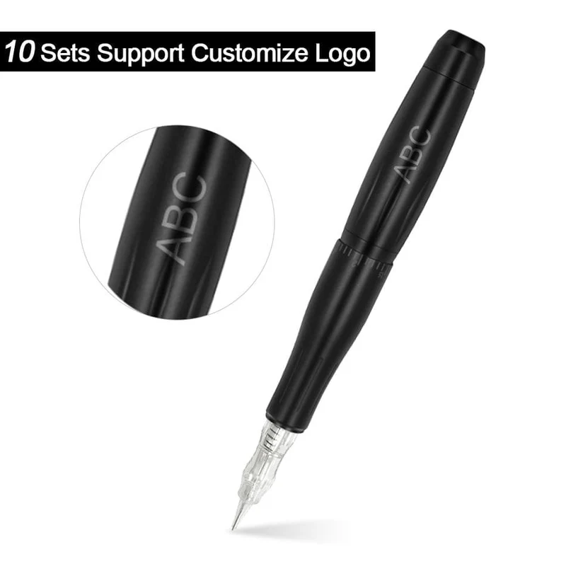 BMX Permanent Make-Up Maschine Tattoo Stift Professionelle Digitale tattoo Maschine PMU Maschine Sets mit Patronen Augenbrauen Lip LW002