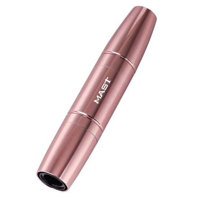 Rose Gold Farbe leistungsstarke RCA Permanent Make-up 2.0 und 3.0 Stoke Rotary Tattoo Gun Maschine Stift Augenbrauen Lippen Patrone