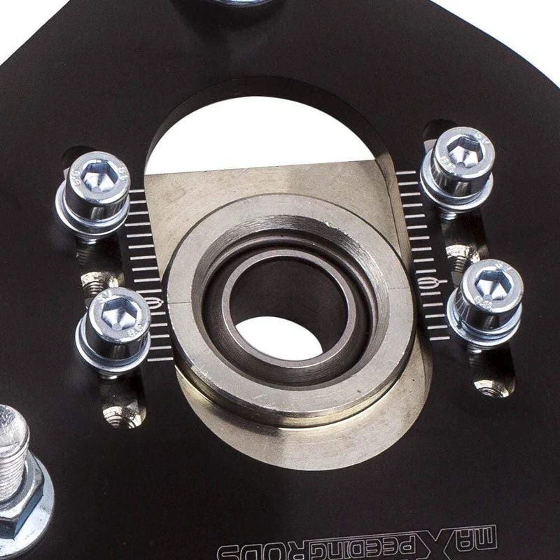 2 Stück Sturzplatten für Nissan S13 S14 Silvia 180SX 200SX 240SX 1989 1990 1991 1992 1993–1998, oben montiertes vorderes Gewindefahrwerk