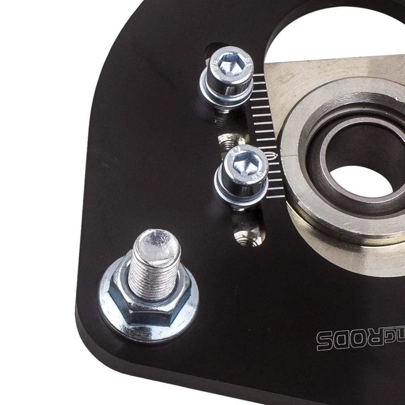 2 Stück Sturzplatten für Nissan S13 S14 Silvia 180SX 200SX 240SX 1989 1990 1991 1992 1993–1998, oben montiertes vorderes Gewindefahrwerk