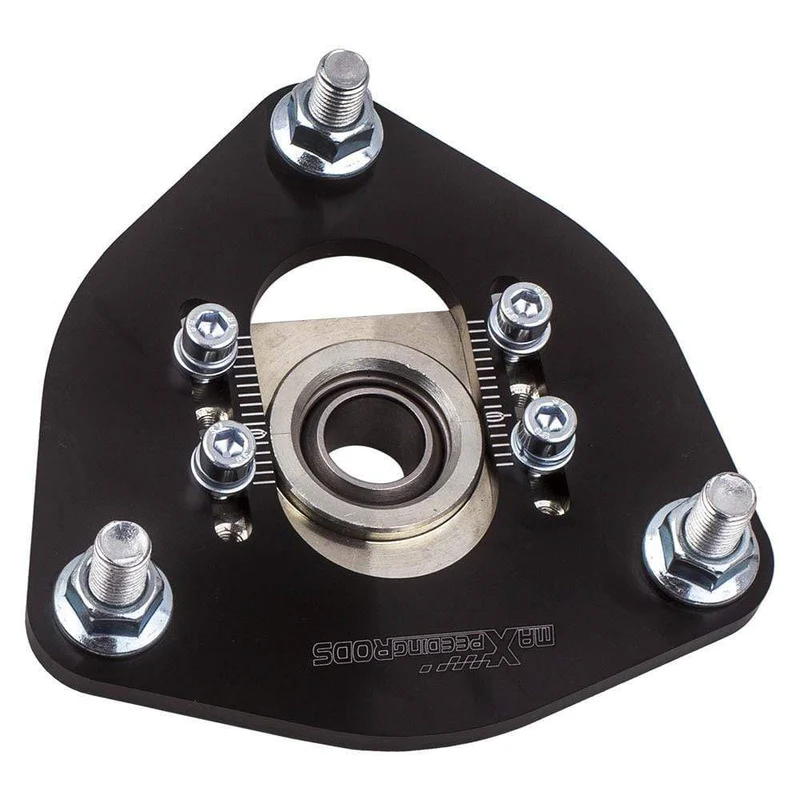 2 Stück Sturzplatten für Nissan S13 S14 Silvia 180SX 200SX 240SX 1989 1990 1991 1992 1993–1998, oben montiertes vorderes Gewindefahrwerk