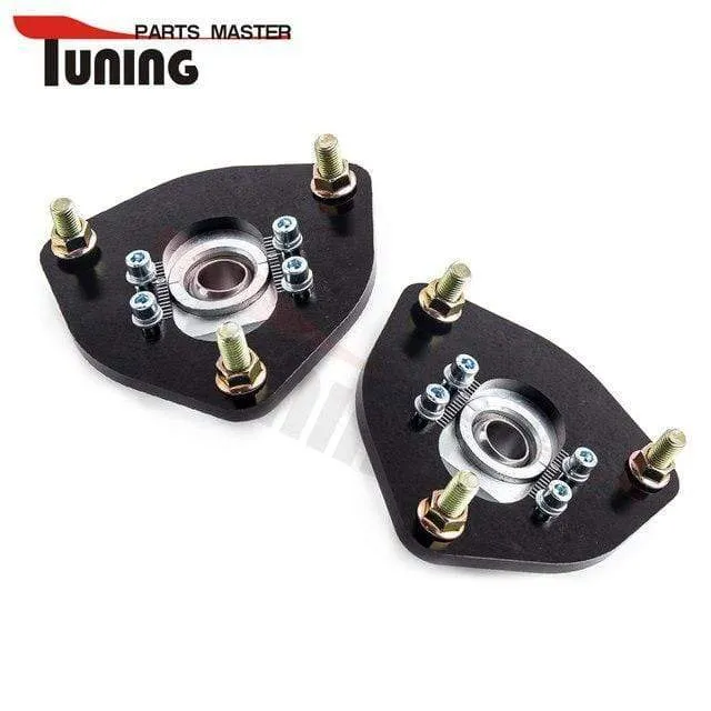 2 Stück Sturzplatten für Nissan S13 S14 Silvia 180SX 200SX 240SX 1989 1990 1991 1992 1993–1998, oben montiertes vorderes Gewindefahrwerk