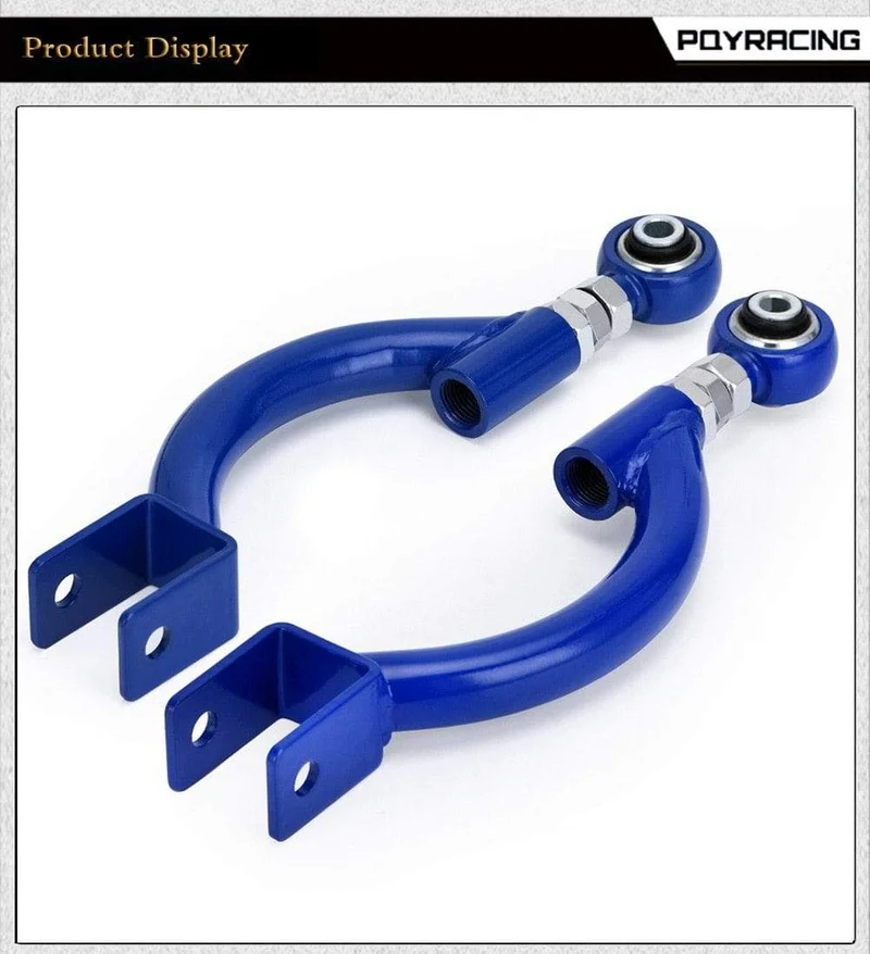 PQY - Zugstange blau für 95–98 240SX S14 S15 R33 hinten verstellbarer Sturz-Querlenkersatz, Aufhängung PQY9817