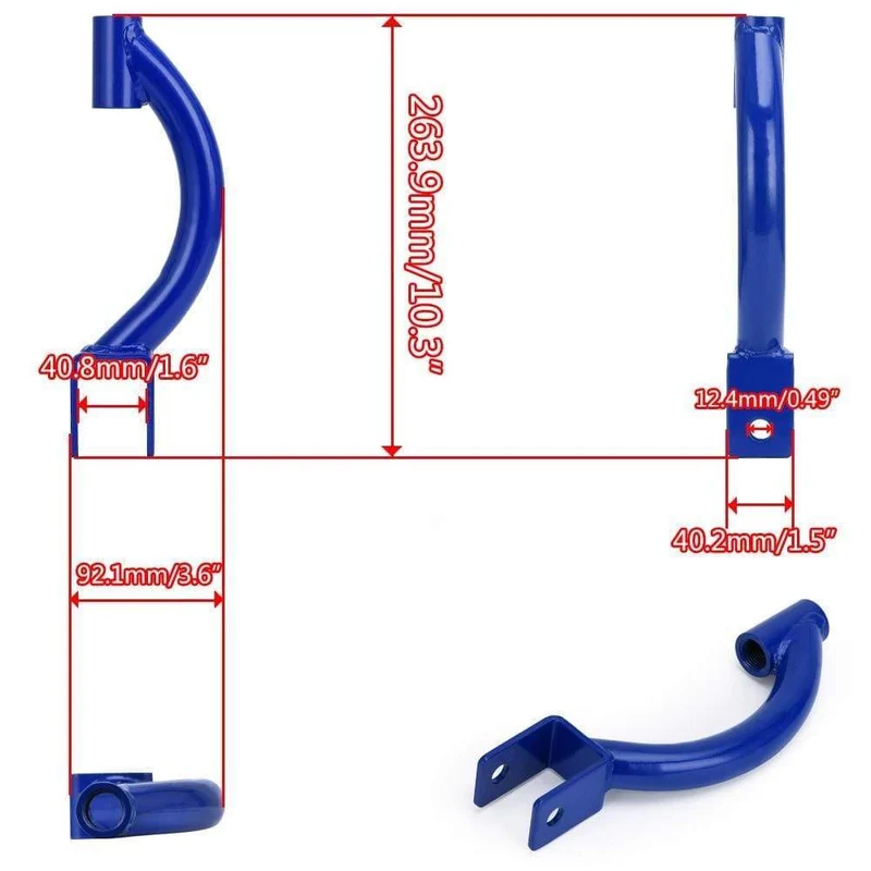 PQY - Zugstange blau für 95–98 240SX S14 S15 R33 hinten verstellbarer Sturz-Querlenkersatz, Aufhängung PQY9817