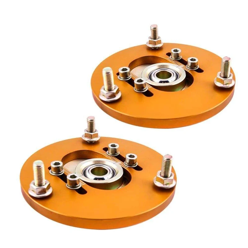 Top Mount Platte Für BMW E36 3 Serie 316 318 323 325 328 M3 Gewindefahrwerk Sturz Platte Suspension Gewindefahrwerk streben 2PCS