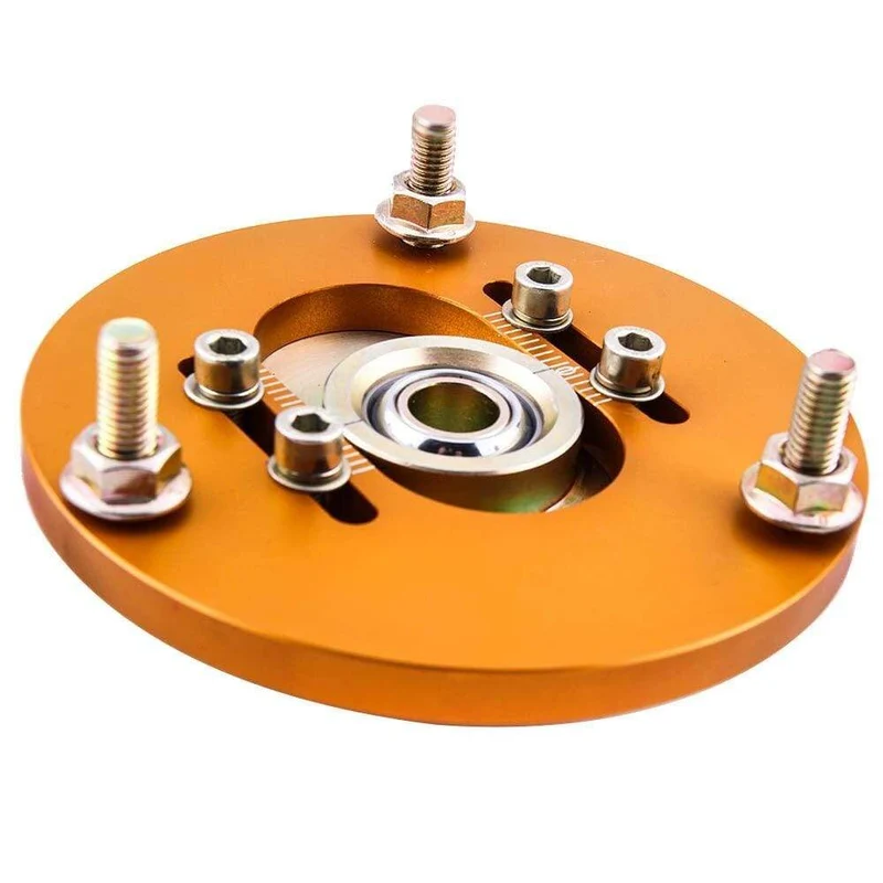 Top Mount Platte Für BMW E36 3 Serie 316 318 323 325 328 M3 Gewindefahrwerk Sturz Platte Suspension Gewindefahrwerk streben 2PCS
