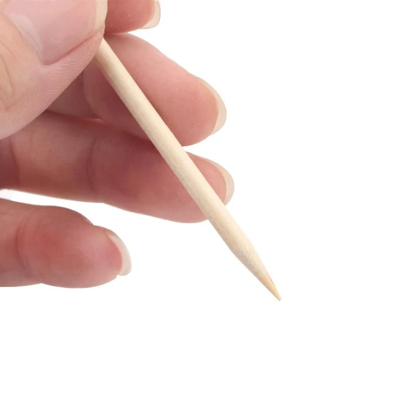 50/100 Stück Nagelhautschieber aus Holz, Nagelkunst-Design, orange Holzstäbchen, Strass-Punktur-Entfernung, Maniküre- und Pediküre-Pflegewerkzeuge