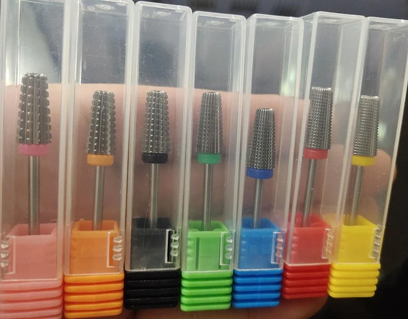 5 IN 1 Zweiwege-Hartmetall-Nagelbohrer Maniküre-Pediküre-Maschine Fräser Nagelfeilen Entfernen Sie Gelpolitur Nagelkunstwerkzeuge