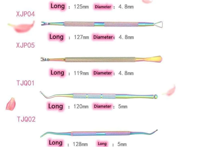 1 stücke Doppelseitige Edelstahl Nagelhautschieber Abgestorbene Haut Push-Entferner Für Pediküre Maniküre Nail Art Reiniger Pflegewerkzeug