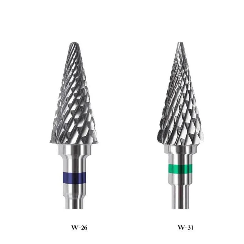 1 stücke Hartmetall Wolfram Cutter Nagel Bit Abgrifffeste Maniküre Polieren Saubere Häutchen Polieren Werkzeuge für Maniküre Bohrer