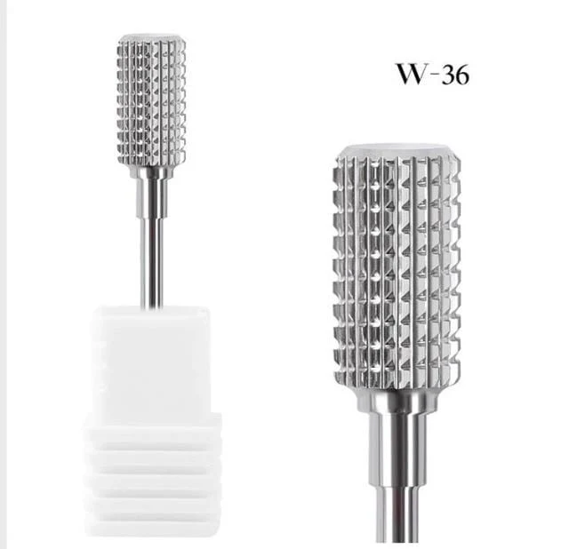 1 stücke Hartmetall Wolfram Cutter Nagel Bit Abgrifffeste Maniküre Polieren Saubere Häutchen Polieren Werkzeuge für Maniküre Bohrer