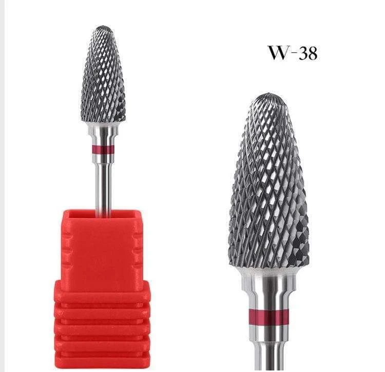 1 stücke Hartmetall Wolfram Cutter Nagel Bit Abgrifffeste Maniküre Polieren Saubere Häutchen Polieren Werkzeuge für Maniküre Bohrer