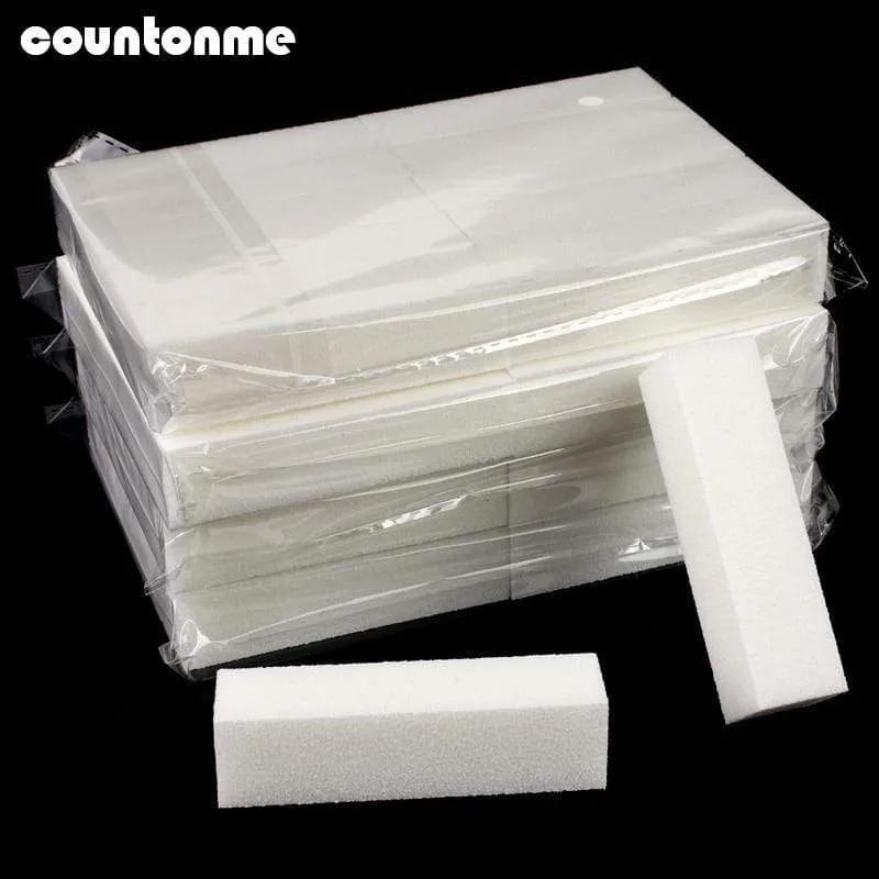 50 Teile/los Schwamm Schleif Buffer Nagelfeile Schleifen Polieren Für UV Gel Nagellack Nail art Maniküre Pediküre Nagelstudio Werkzeuge