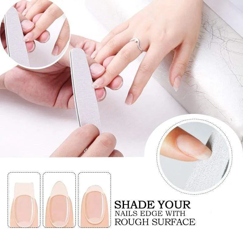50 Stück professionelle Nagelfeilen 100/180 Schleifpapier Polierfeile Polnisch Unha Limas Maniküre Ongle Pilnik do paznokci Werkzeug Glanz