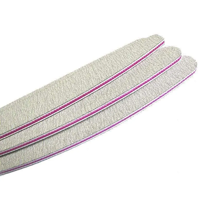 50 Stück professionelle Nagelfeilen 100/180 Schleifpapier Polierfeile Polnisch Unha Limas Maniküre Ongle Pilnik do paznokci Werkzeug Glanz