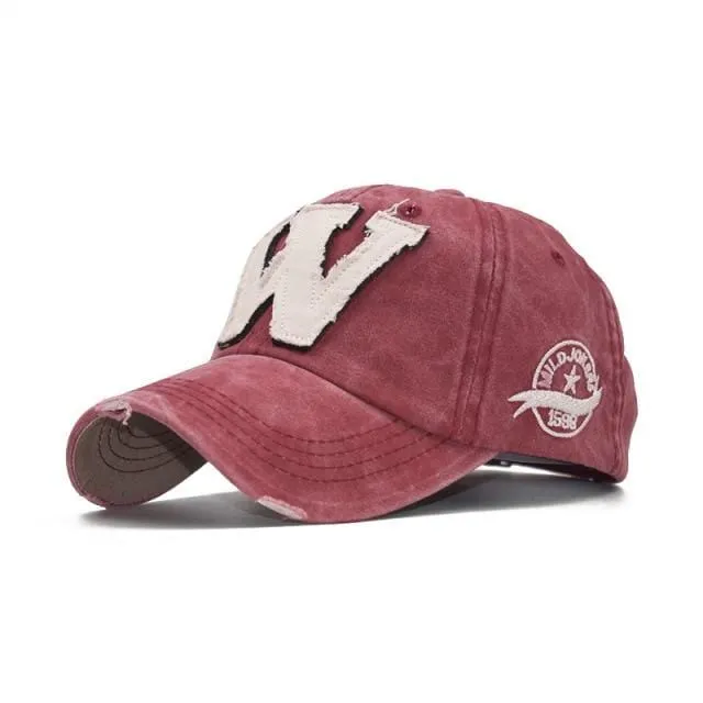 Bestickte Baseballkappe, modische Outdoor-Baumwolle, atmungsaktive Kappen, verstellbar, für Männer und Frauen, Snapback, Papa, Trucker Bone Hat