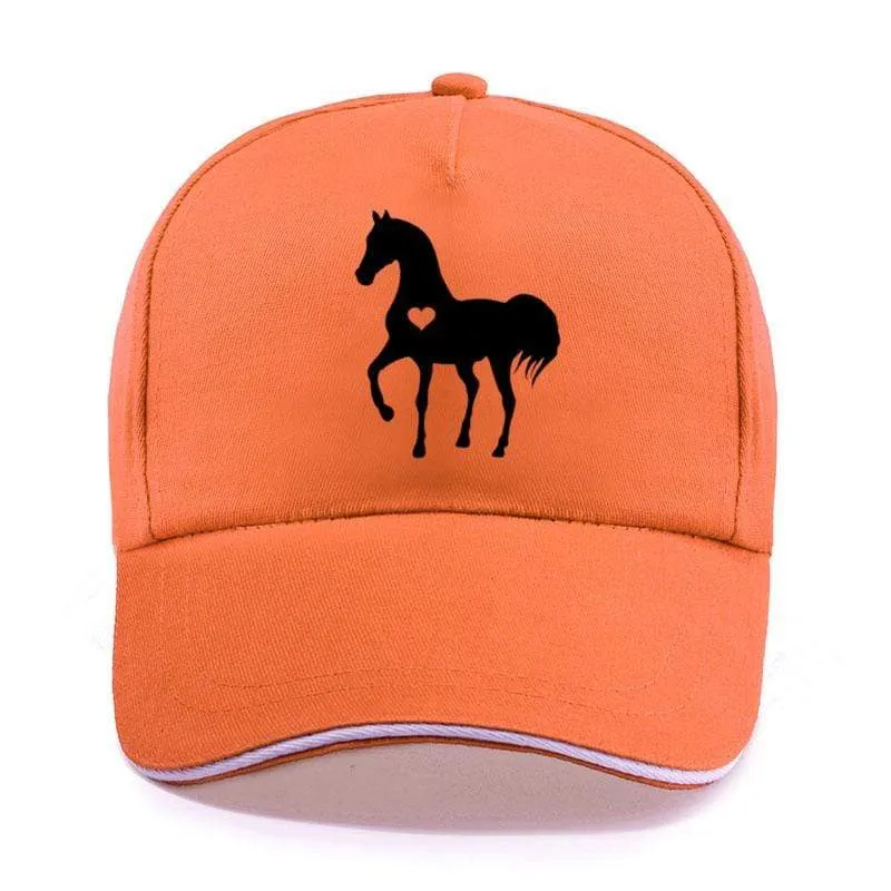 Baseball Caps für Männer Frauen Unisex Verstellbares Geschenk für Pferdeliebhaber Caps Hip-Hop Freizeit Cotton Hats