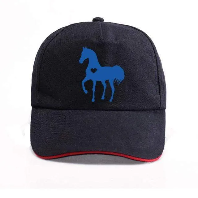 Baseball Caps für Männer Frauen Unisex Verstellbares Geschenk für Pferdeliebhaber Caps Hip-Hop Freizeit Cotton Hats