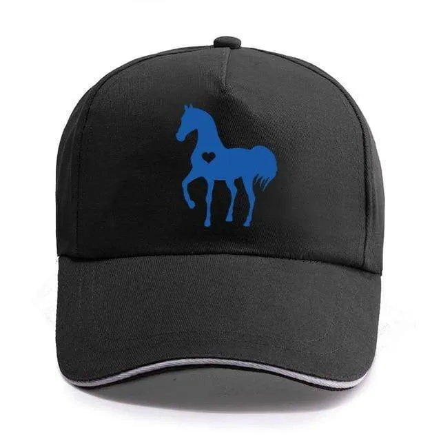 Baseball Caps für Männer Frauen Unisex Verstellbares Geschenk für Pferdeliebhaber Caps Hip-Hop Freizeit Cotton Hats