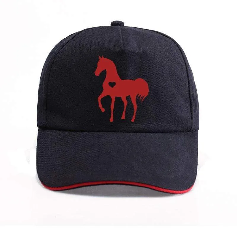 Baseball Caps für Männer Frauen Unisex Verstellbares Geschenk für Pferdeliebhaber Caps Hip-Hop Freizeit Cotton Hats