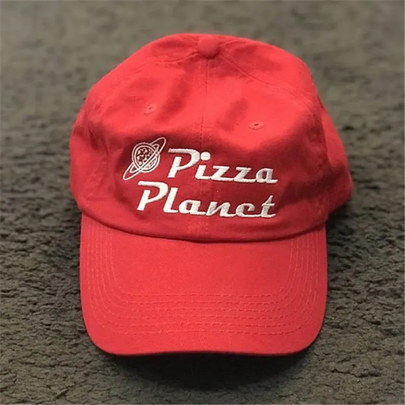 Pizza Planet Hut Baseballkappe für Damen und Herren, Papamütze, Sommersonne, Pizza, Baumwolle, Snapback, Stickerei, Sportkappe, Casual Brand