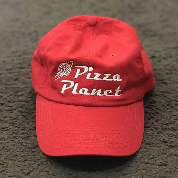 Pizza Planet Hut Baseballkappe für Damen und Herren, Papamütze, Sommersonne, Pizza, Baumwolle, Snapback, Stickerei, Sportkappe, Casual Brand