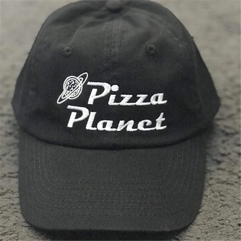 Pizza Planet Hut Baseballkappe für Damen und Herren, Papamütze, Sommersonne, Pizza, Baumwolle, Snapback, Stickerei, Sportkappe, Casual Brand