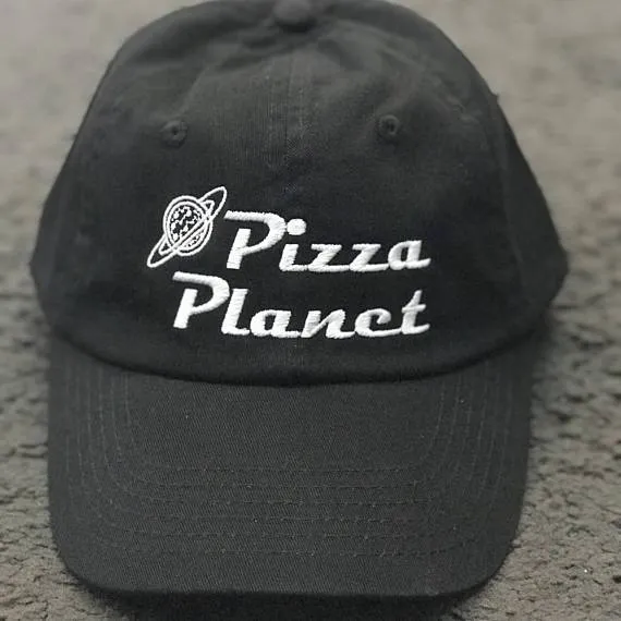 Pizza Planet Hut Baseballkappe für Damen und Herren, Papamütze, Sommersonne, Pizza, Baumwolle, Snapback, Stickerei, Sportkappe, Casual Brand
