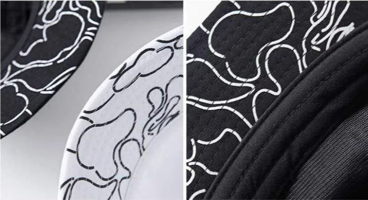 Brooklyn Bucket Hat Sad Boy Fischerhut Outdoor Reisehut Modische Sonnenkappe für Männer Frauen Bob Panama großer Kopf