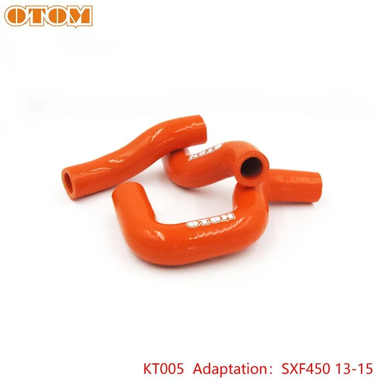 Motocross Orange Silikon Kühler Schlauch Kit Auto Motor Bike Zubehör Schläuche Schlauch Für KTM SXF XCF-W XCW EXC-F 250 450 500