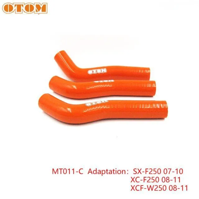 Motocross Orange Silikon Kühler Schlauch Kit Auto Motor Bike Zubehör Schläuche Schlauch Für KTM SXF XCF-W XCW EXC-F 250 450 500