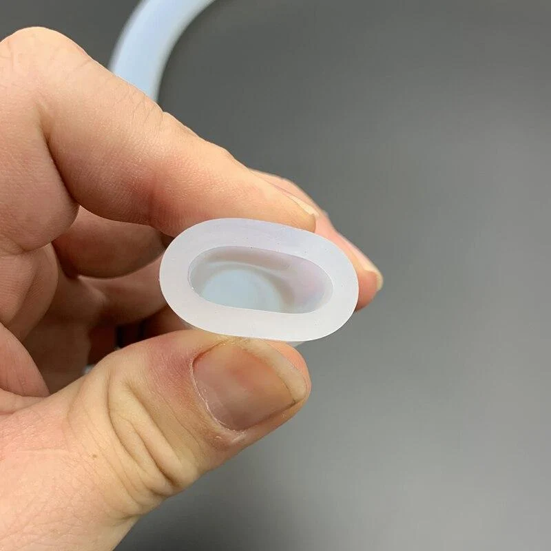 20 x 25 Silikonschlauch, Innendurchmesser: 20 mm, Außendurchmesser: 25 mm, Lebensmittelqualität, Getränkeschlauch, Temperatur, ungiftig, transparent