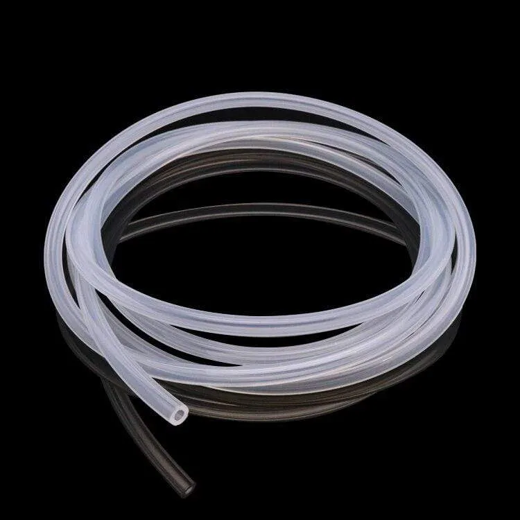 1 Meter lebensmittelechter, klarer, transparenter Silikonkautschukschlauch, Innendurchmesser 0.51 2 3 4 5 6 7 8 9 10 mm Außendurchmesser, flexibles, ungiftiges Silikonrohr