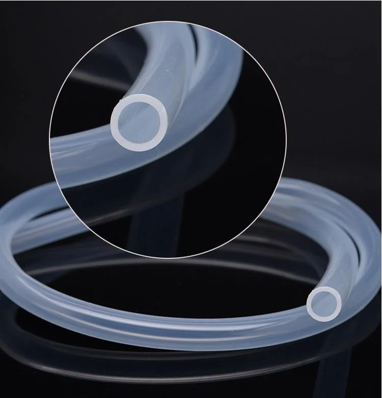 10 Meter Transparenter Silikonschlauch in Lebensmittelqualität 8mm x 11/12mm Außendurchmesser Flexibler Garten Gummischlauch Aquarium Weicher Schlauch Schlauch