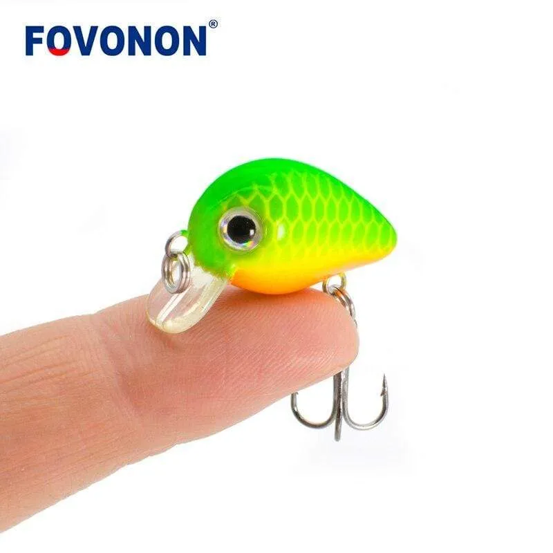 Angelköder 3cm 1.8g Crankbaits 1pcs Micro Hard Pesca Künstliche Köder Mini Köder Minnow für Hecht Bass Forelle