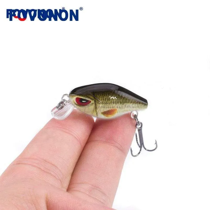 Angelköder 3cm 1.8g Crankbaits 1pcs Micro Hard Pesca Künstliche Köder Mini Köder Minnow für Hecht Bass Forelle