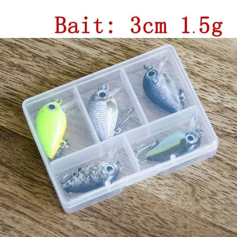 Angelköder 3cm 1.8g Crankbaits 1pcs Micro Hard Pesca Künstliche Köder Mini Köder Minnow für Hecht Bass Forelle
