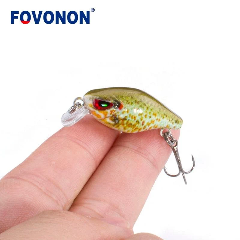 Angelköder 3cm 1.8g Crankbaits 1pcs Micro Hard Pesca Künstliche Köder Mini Köder Minnow für Hecht Bass Forelle