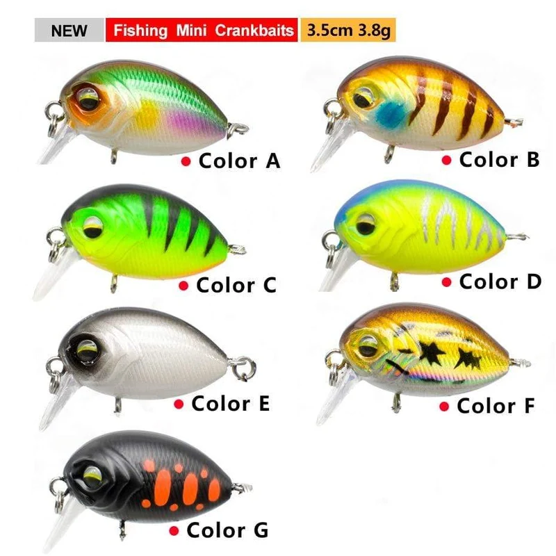 Angelköder 3cm 1.8g Crankbaits 1pcs Micro Hard Pesca Künstliche Köder Mini Köder Minnow für Hecht Bass Forelle